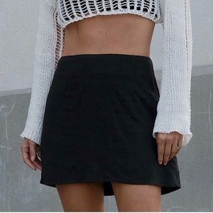 Black Mini Skirt